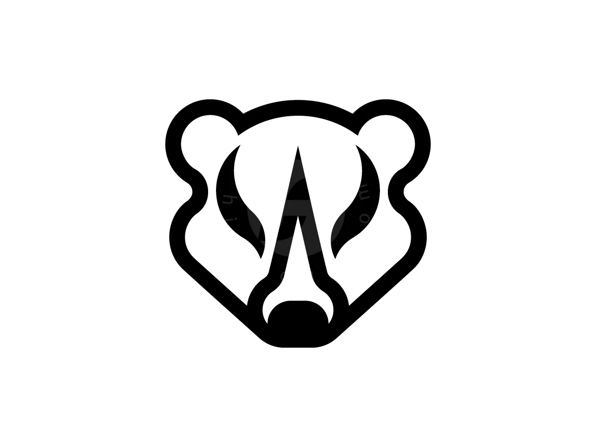 Simple Badger Head Logo - Animal Logo design by AQB GRAPHIC for sale on Highlogo