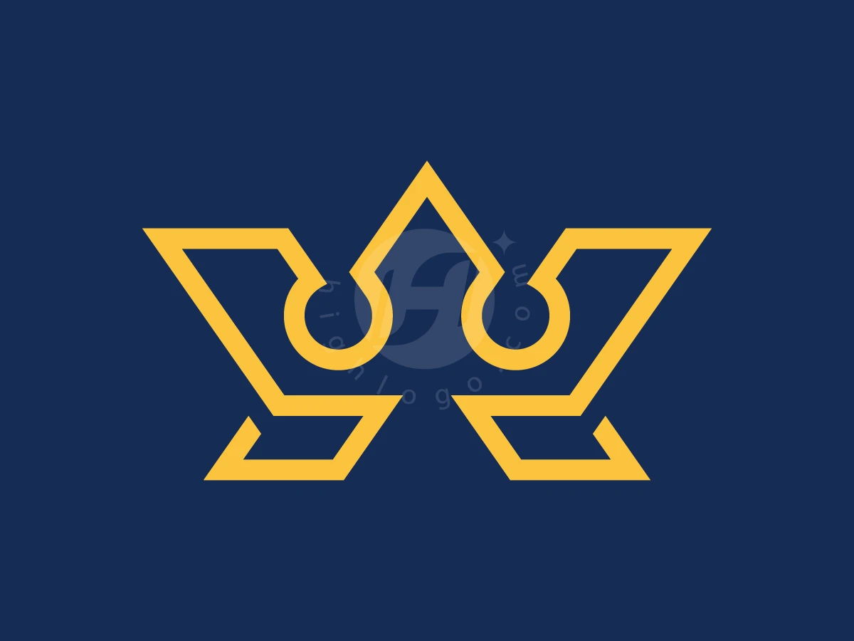 Luxury King Triangle Crown Logo - Real Estate Logo design by AQB GRAPHIC for sale on Highlogo