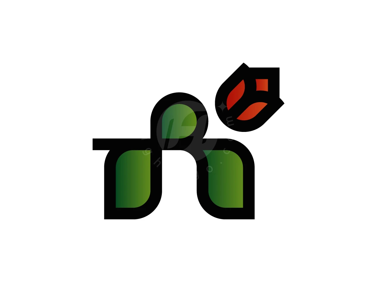 Fresh Beautiful Flower Logo Letter R - Beauty Logo design by AQB GRAPHIC for sale on Highlogo