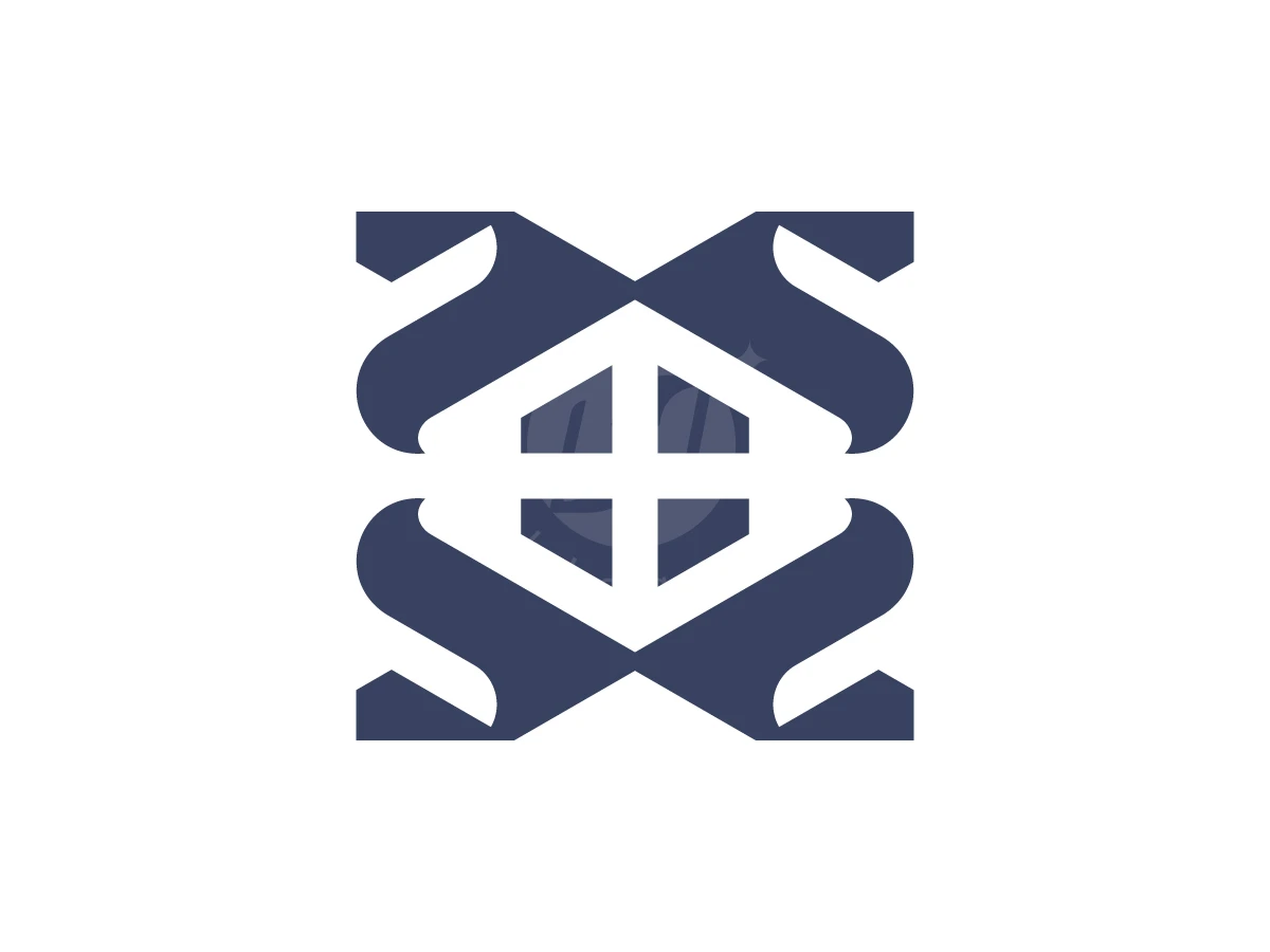 Simple House Letter S Ambigram Logo - Real Estate Logo design by AQB GRAPHIC for sale on Highlogo