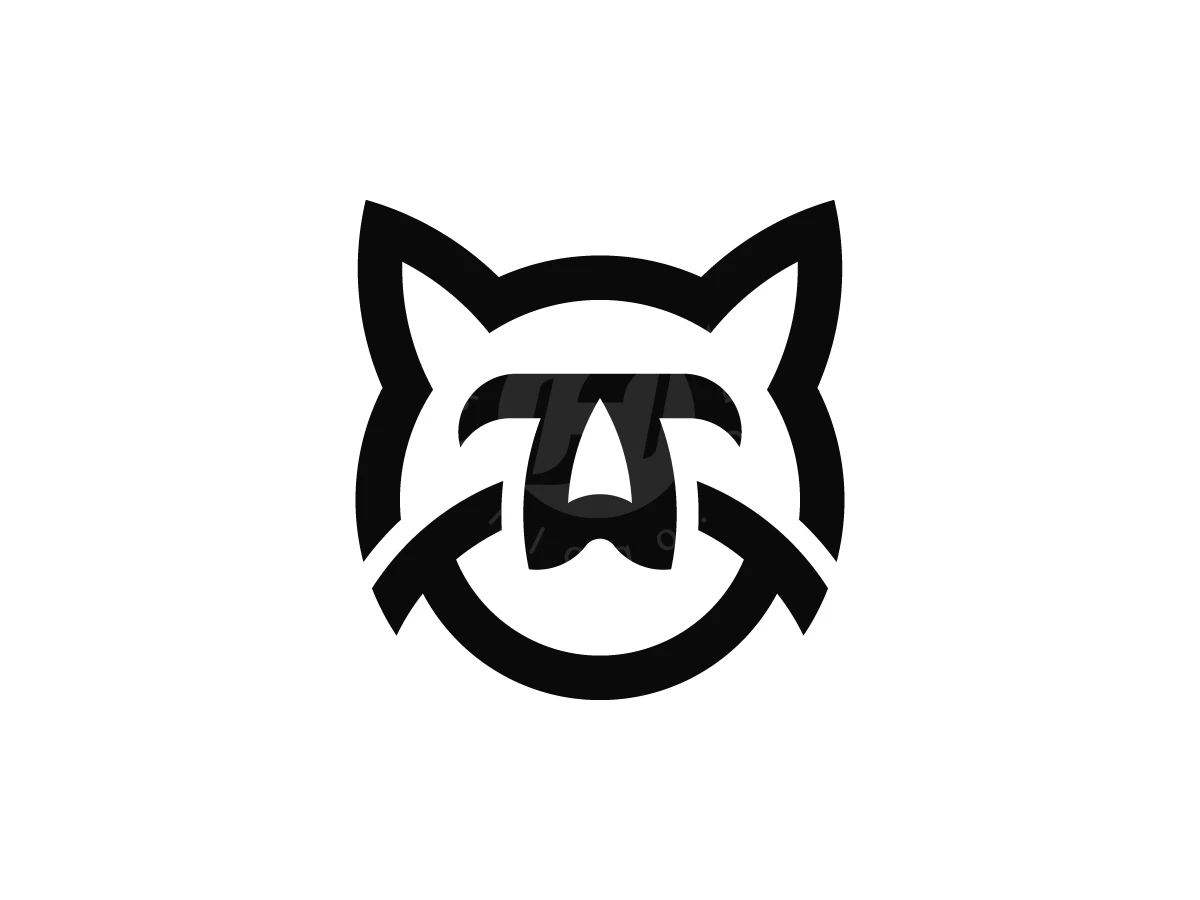 Simple Wolf Head Mark Logo - Animal Logo design by AQB GRAPHIC for sale on Highlogo