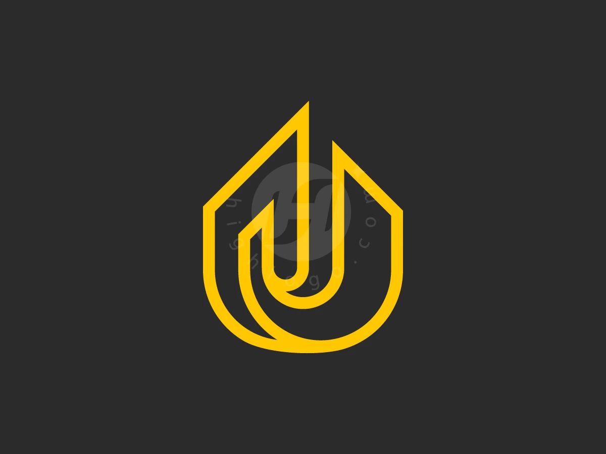 Elegant House J Letter Logo - Real Estate Logo design by AQB GRAPHIC for sale on Highlogo