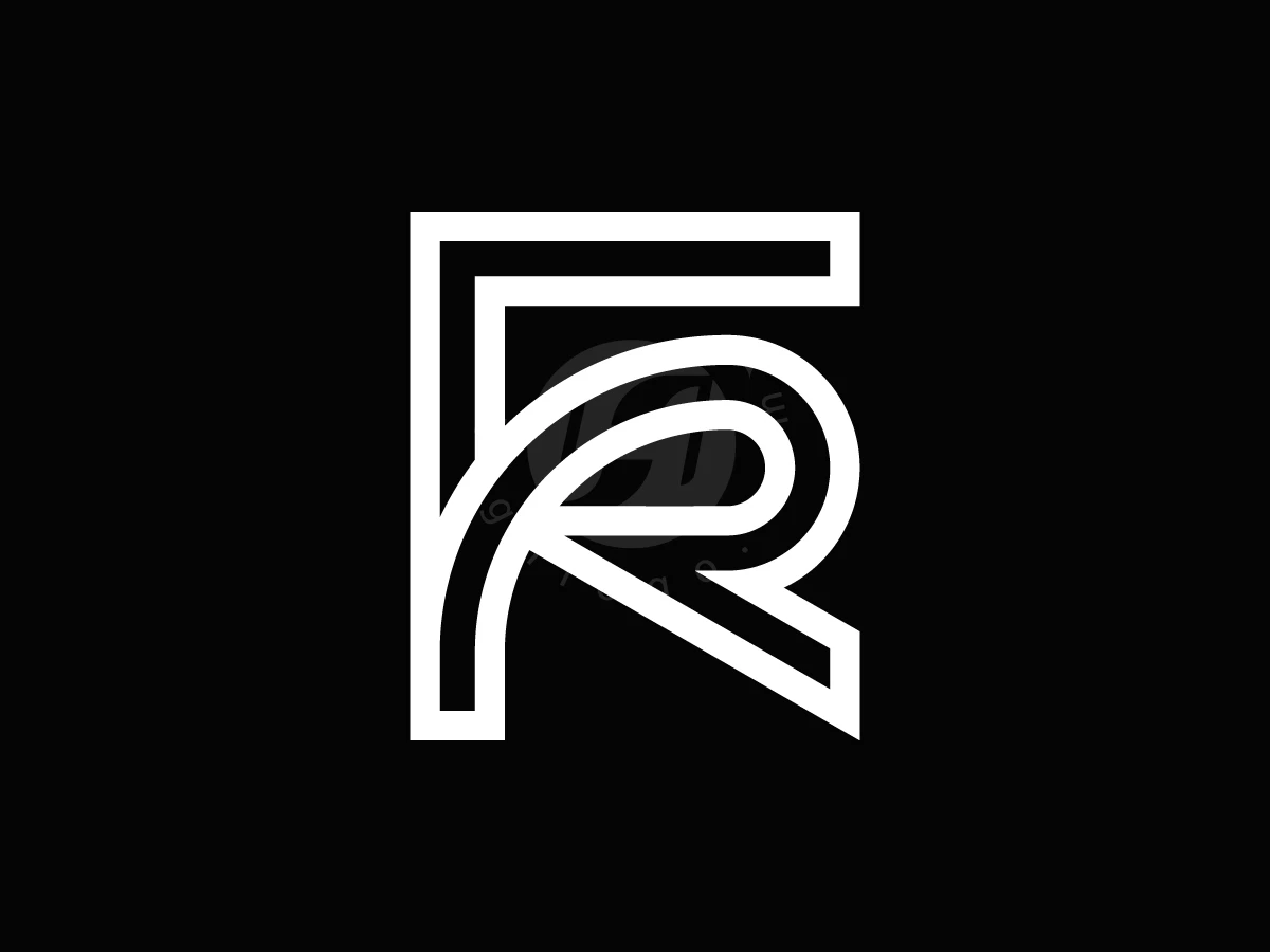 Elegant FR RF Letter Logo - Logo Logo design by AQB GRAPHIC for sale on Highlogo