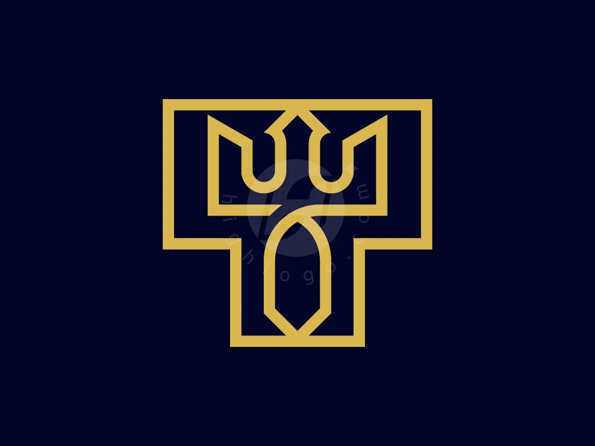 Luxury Gold Crown T Letter Logo - Logo Logo design by AQB GRAPHIC for sale on Highlogo