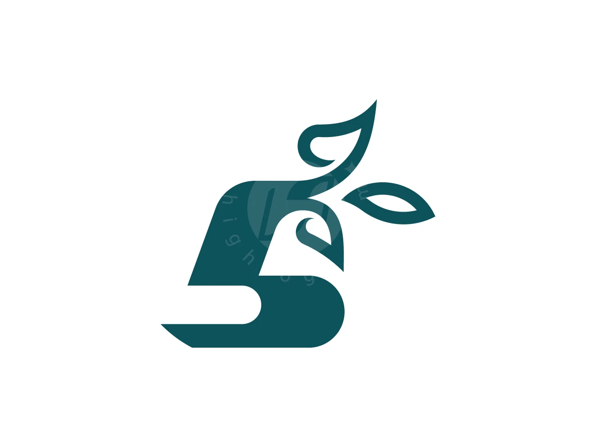 Natural Green Leaf Logo Letter S - Logo Logo design by AQB GRAPHIC for sale on Highlogo