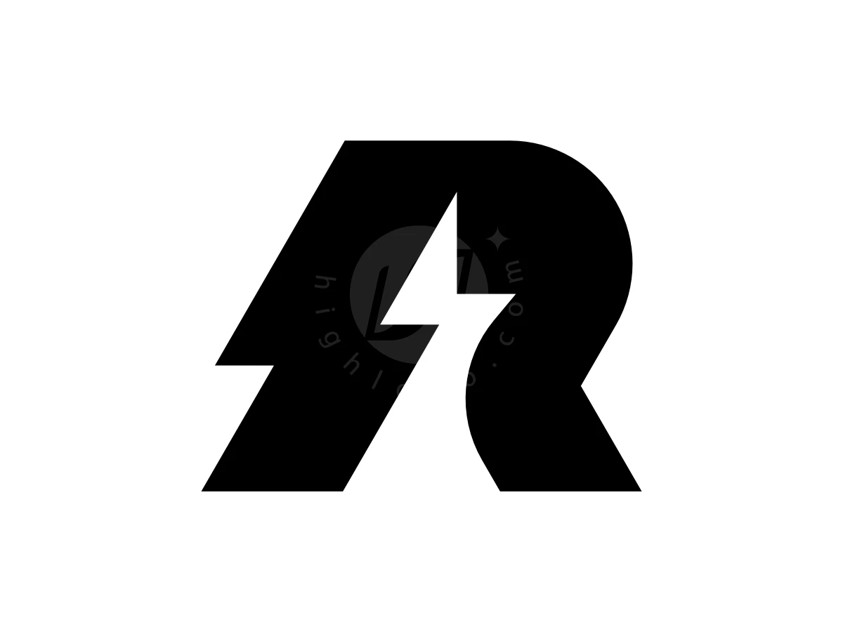 Iconic Letter R Lightning Logo - Logo Logo design by Yohema Art for sale on Highlogo