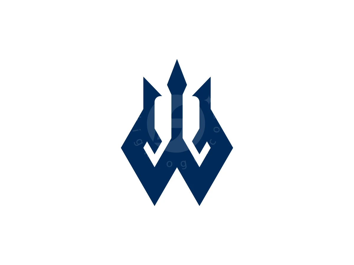 Creative Letter W Trident Logo - Logo Logo design by Yohema Art for sale on Highlogo