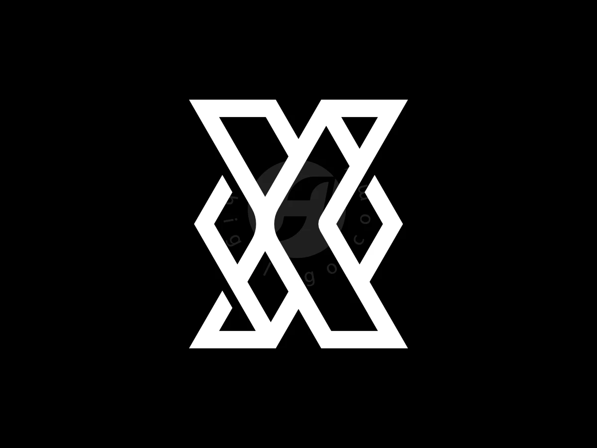 Modern Geometric X Monogram Logo - Logo Logo design by Yohema Art for sale on Highlogo
