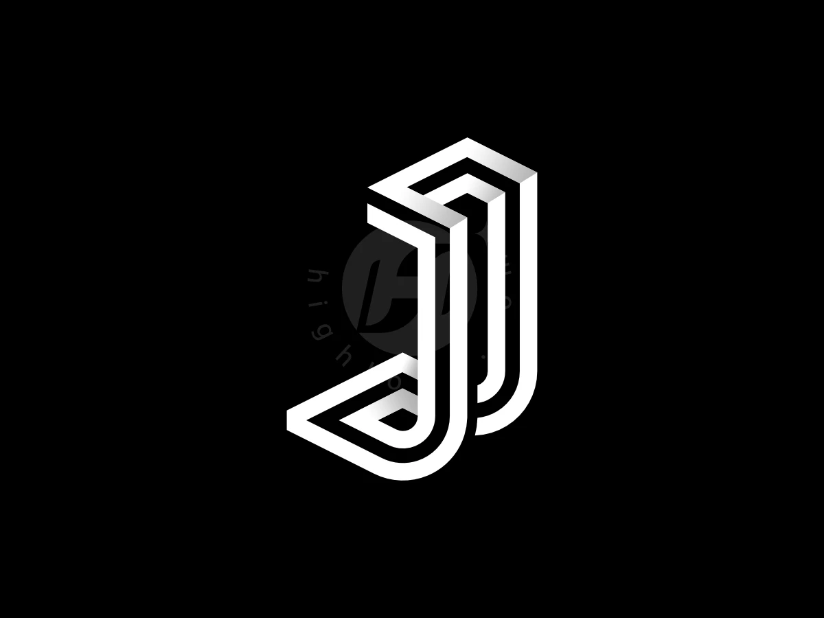 Iconic Geometric Letter J Logo - Logo Logo design by Yohema Art for sale on Highlogo