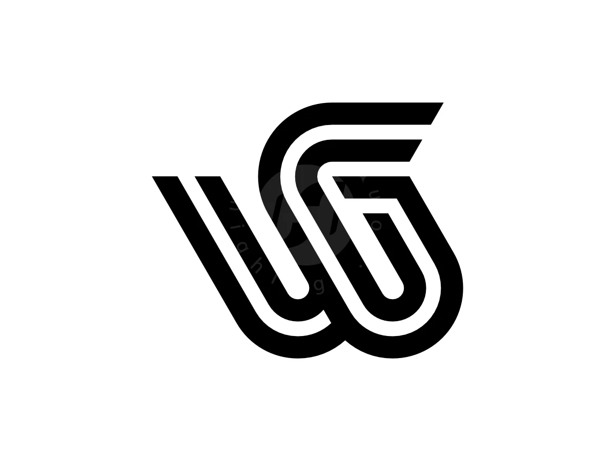 Modern Combination WG Or GW Monogram Logo - Logo Logo design by Yohema Art for sale on Highlogo