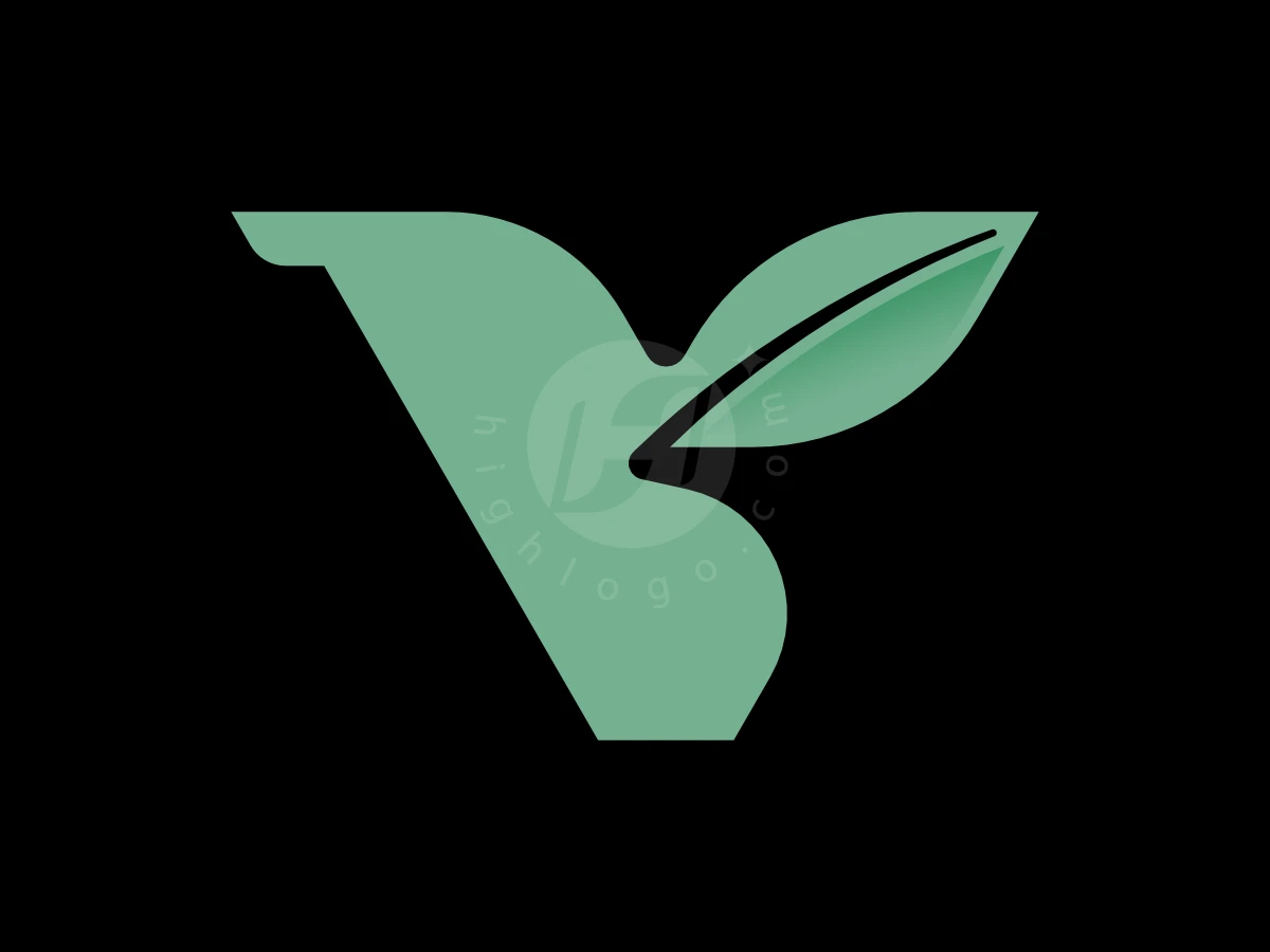 Iconic V Leaf Logo - Health Logo design by Yohema Art for sale on Highlogo