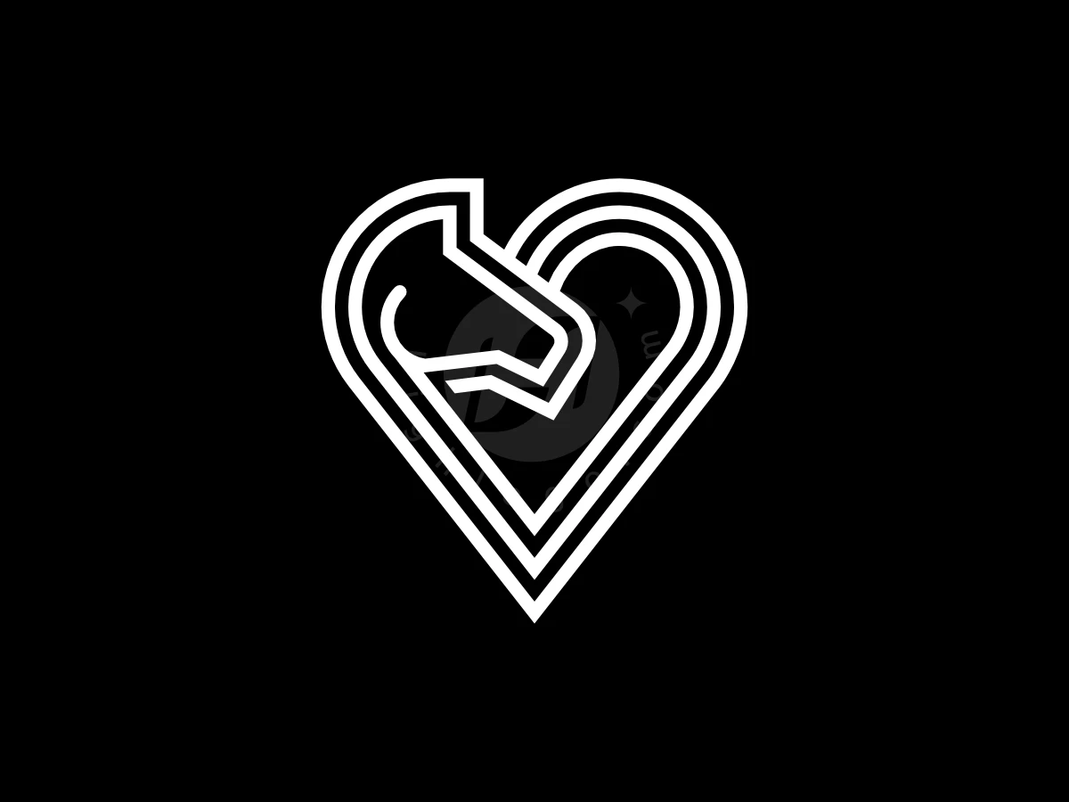 Creative Horse Heart Logo - Sports Logo design by Yohema Art for sale on Highlogo