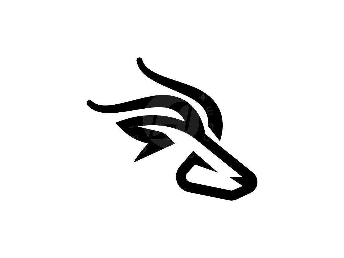 Elegant Gazelle Head Logo - Animal Logo design by Yohema Art for sale on Highlogo