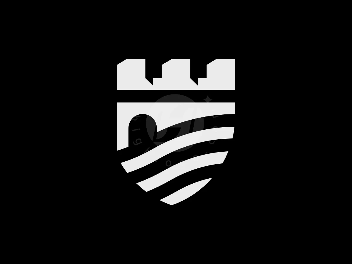 Modern Castle Shield Logo - General Logo design by Yohema Art for sale on Highlogo
