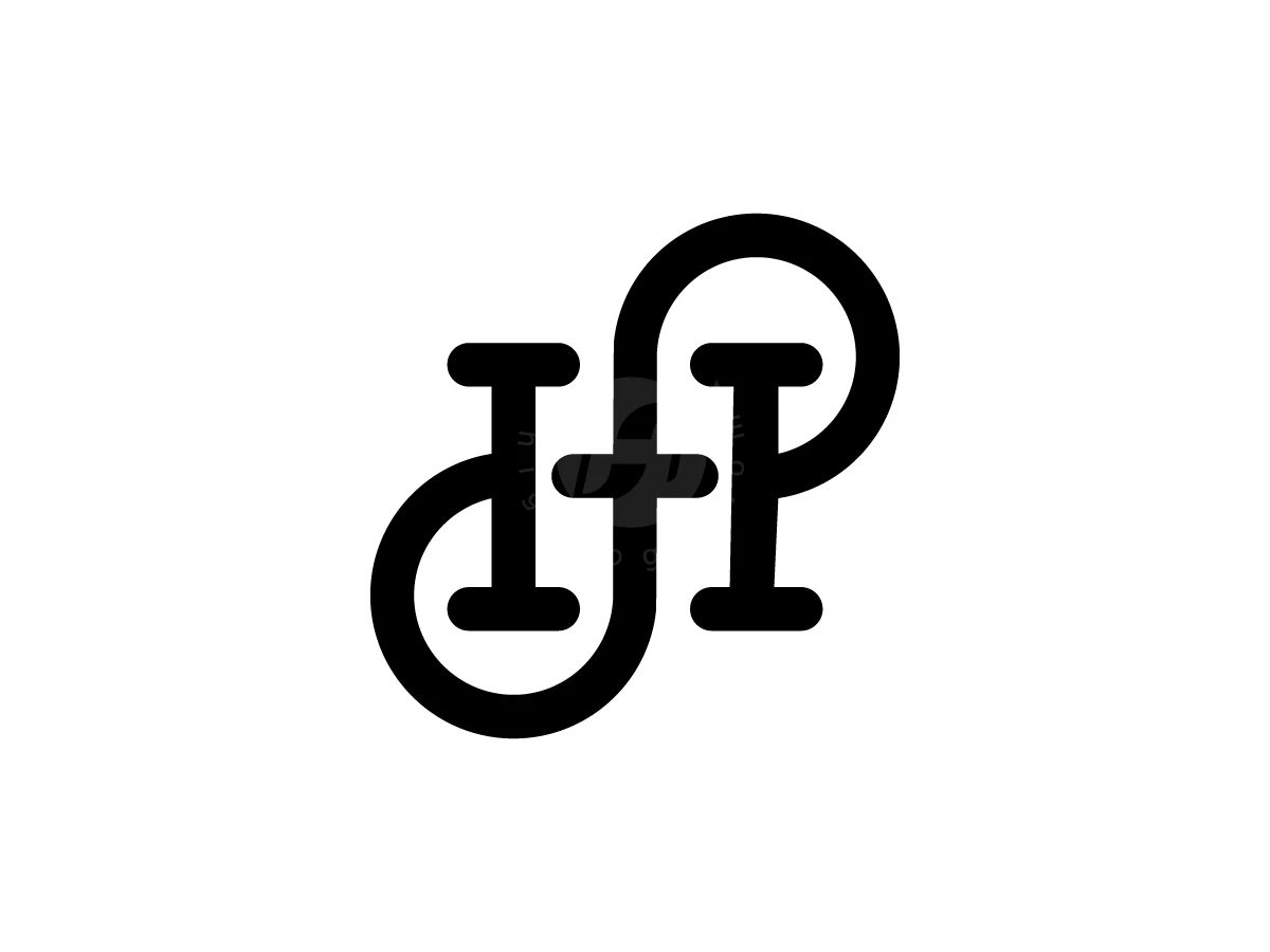 Modern Abstract Dhp Monogram Logo - Logo Logo design by WidyDm for sale on Highlogo