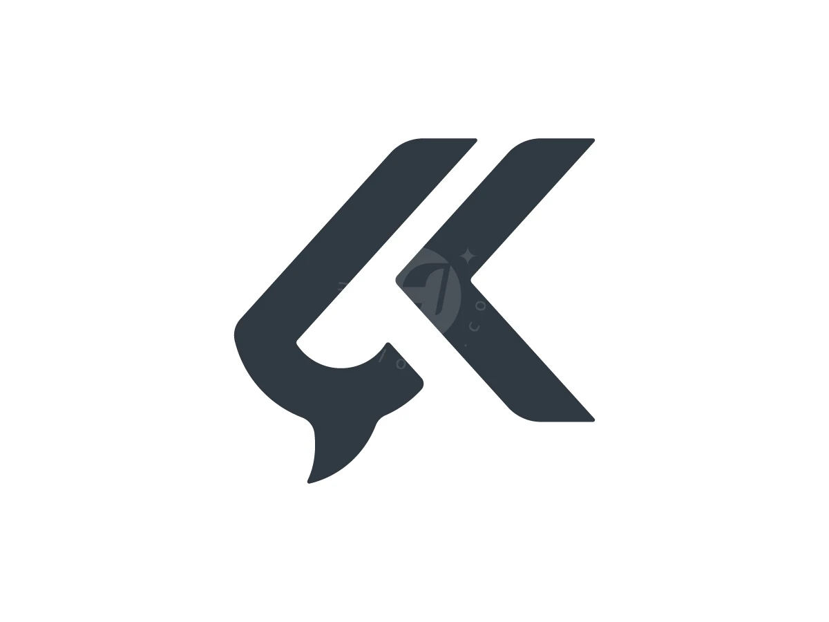 Letter K Head Of The Goat Logo - Animal Logo design by zepro for sale on Highlogo