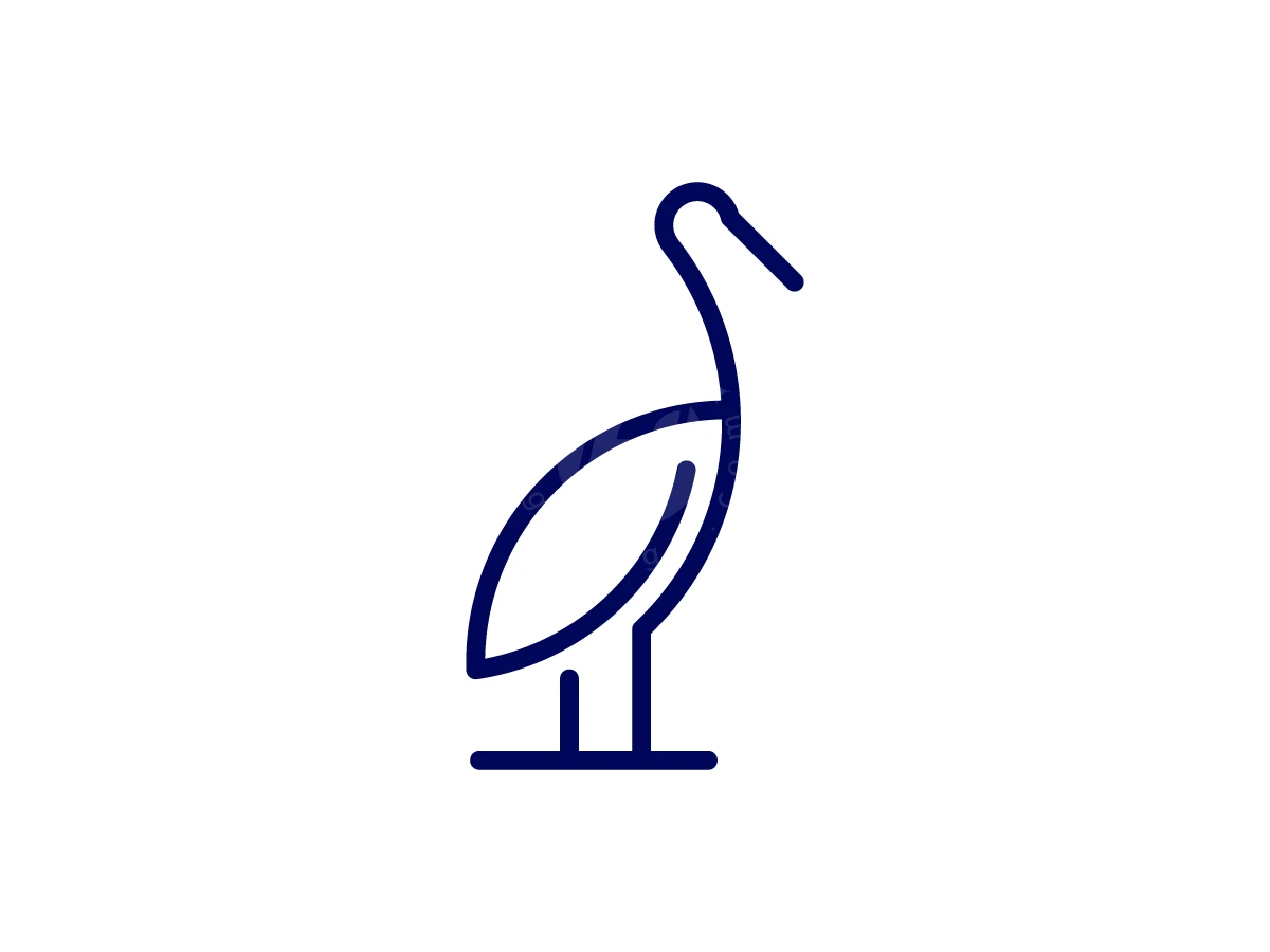 Stork Logo - Animal Logo design by zepro for sale on Highlogo