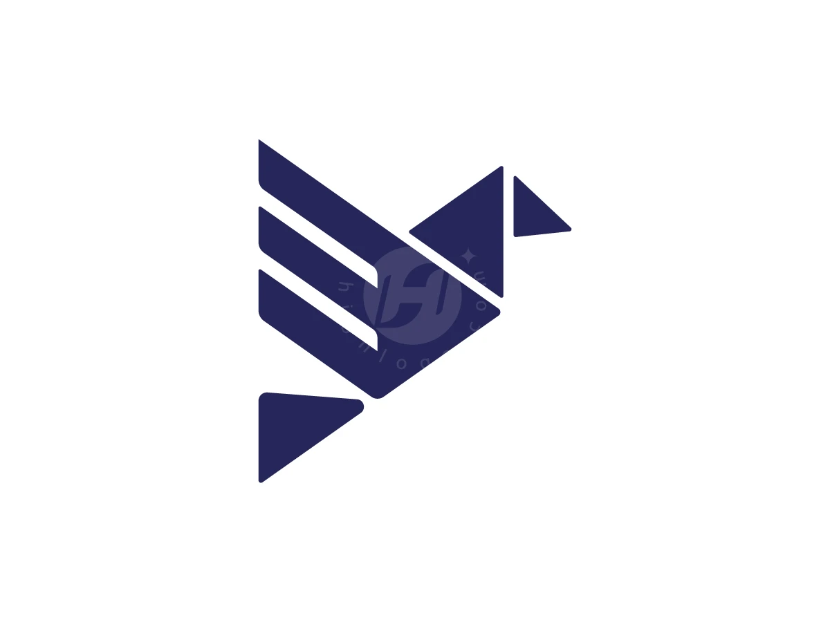 Bird Geometric Logo - Animal Logo design by zepro for sale on Highlogo