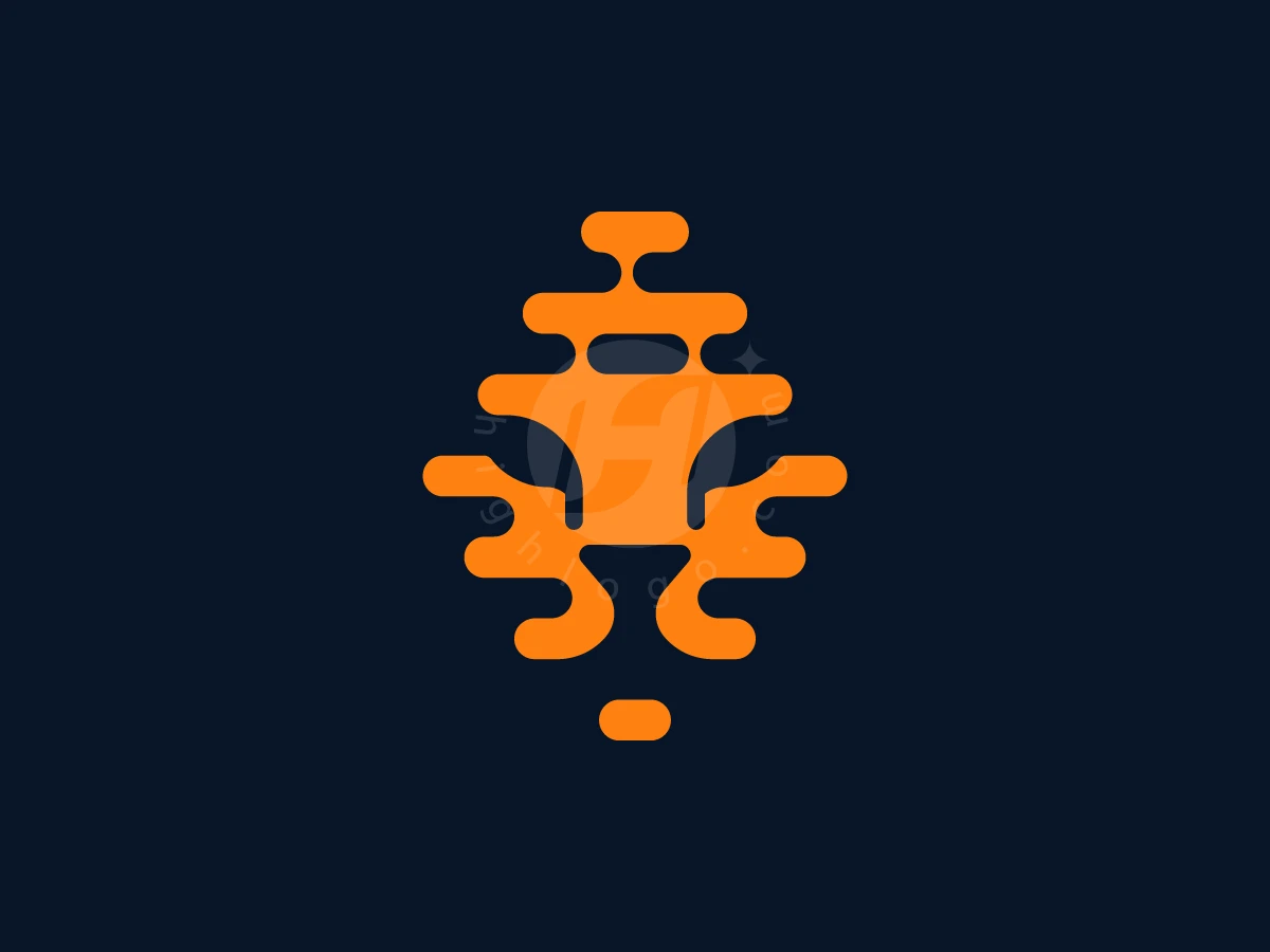 Lion Honey Modern Logo - Animal Logo design by zepro for sale on Highlogo