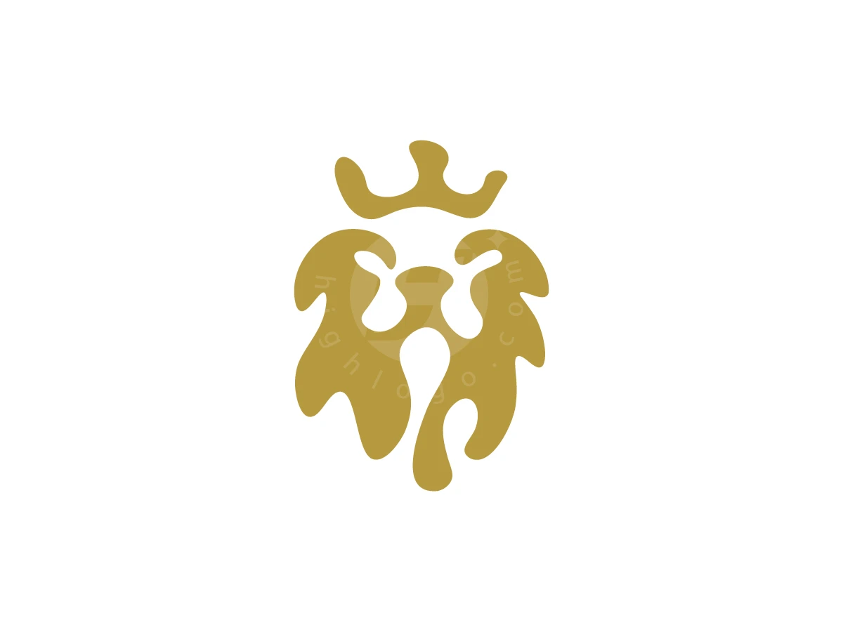 Lion Liquid Abstract Logo - Animal Logo design by zepro for sale on Highlogo