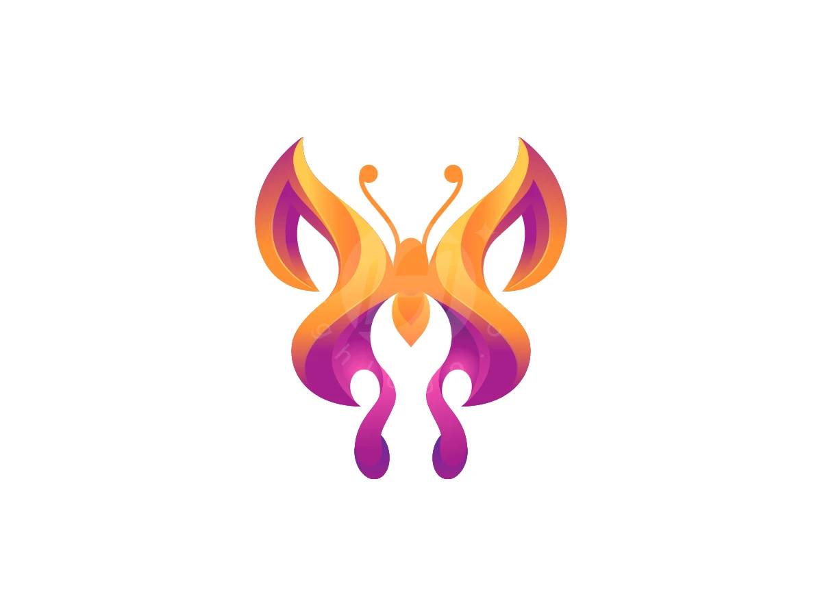 Beautiful Butterfly Logo - Animal Logo design by zepro for sale on Highlogo