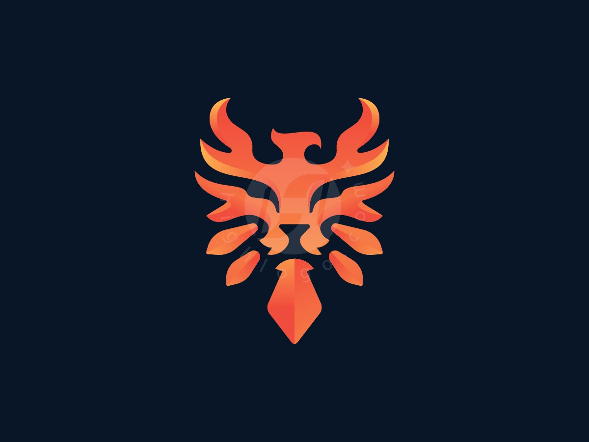 Lion Phoenix Logo - Animal Logo design by zepro for sale on Highlogo