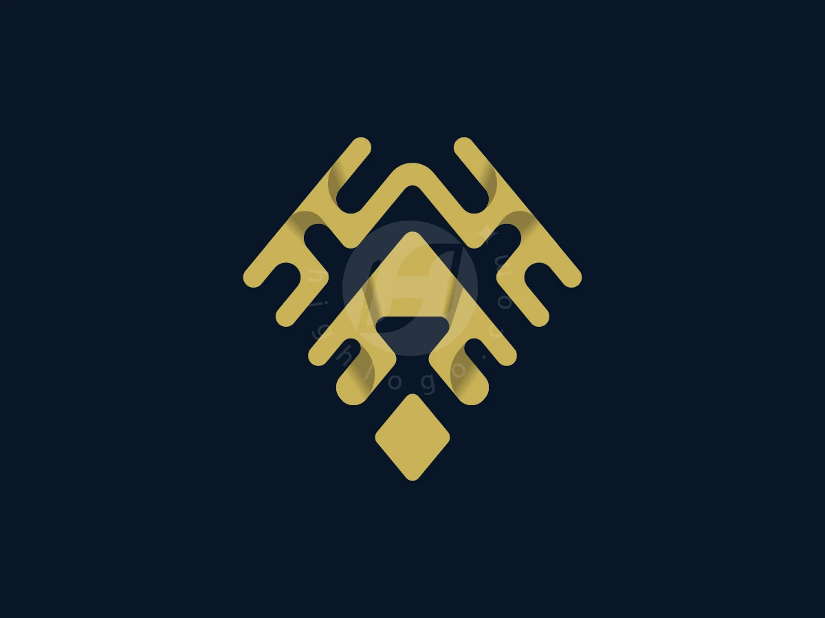 Lion Face Monogram Logo - Animal Logo design by zepro for sale on Highlogo