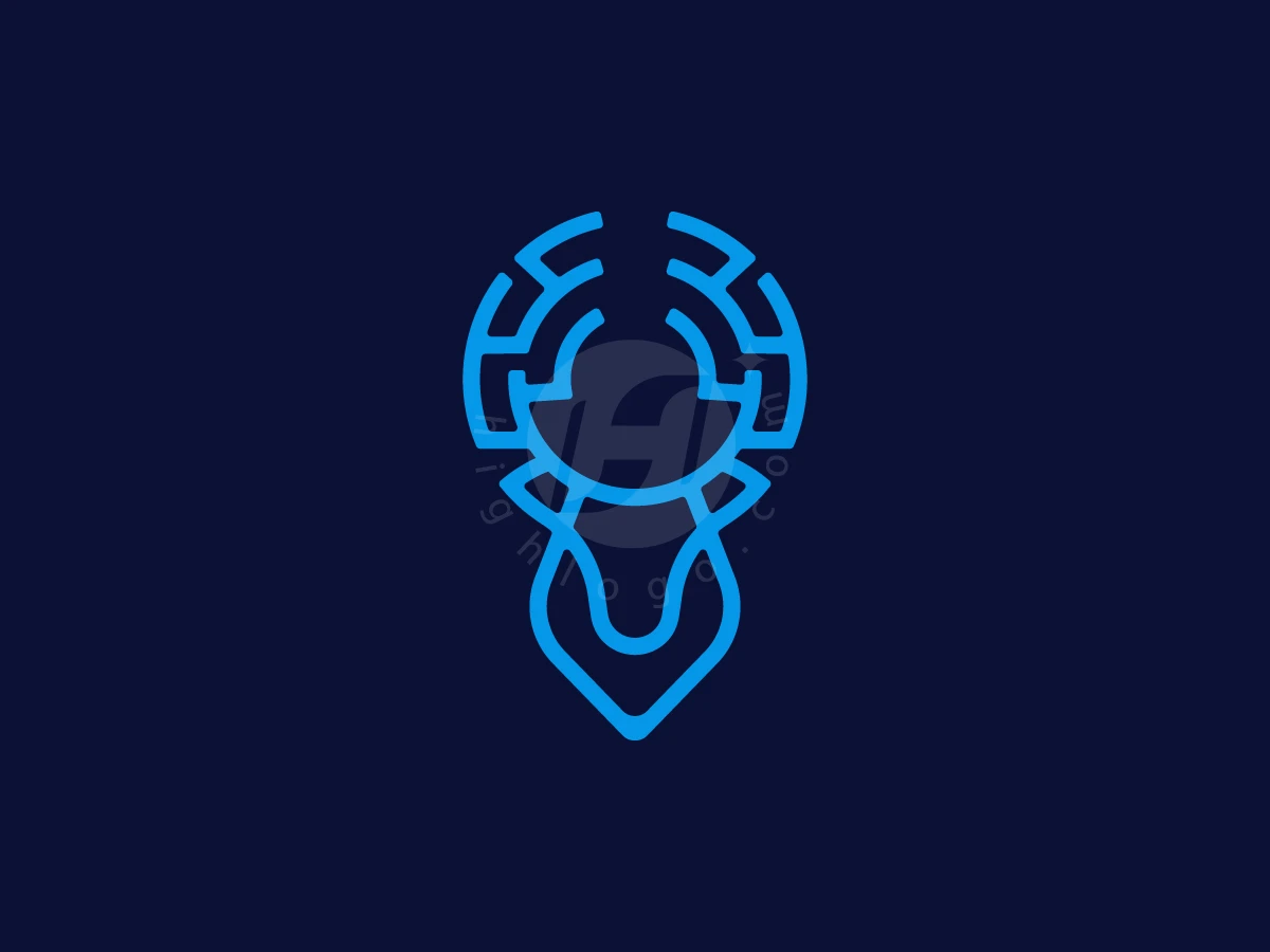 Modern Deer Tech Logo - Technology Logo design by zepro for sale on Highlogo