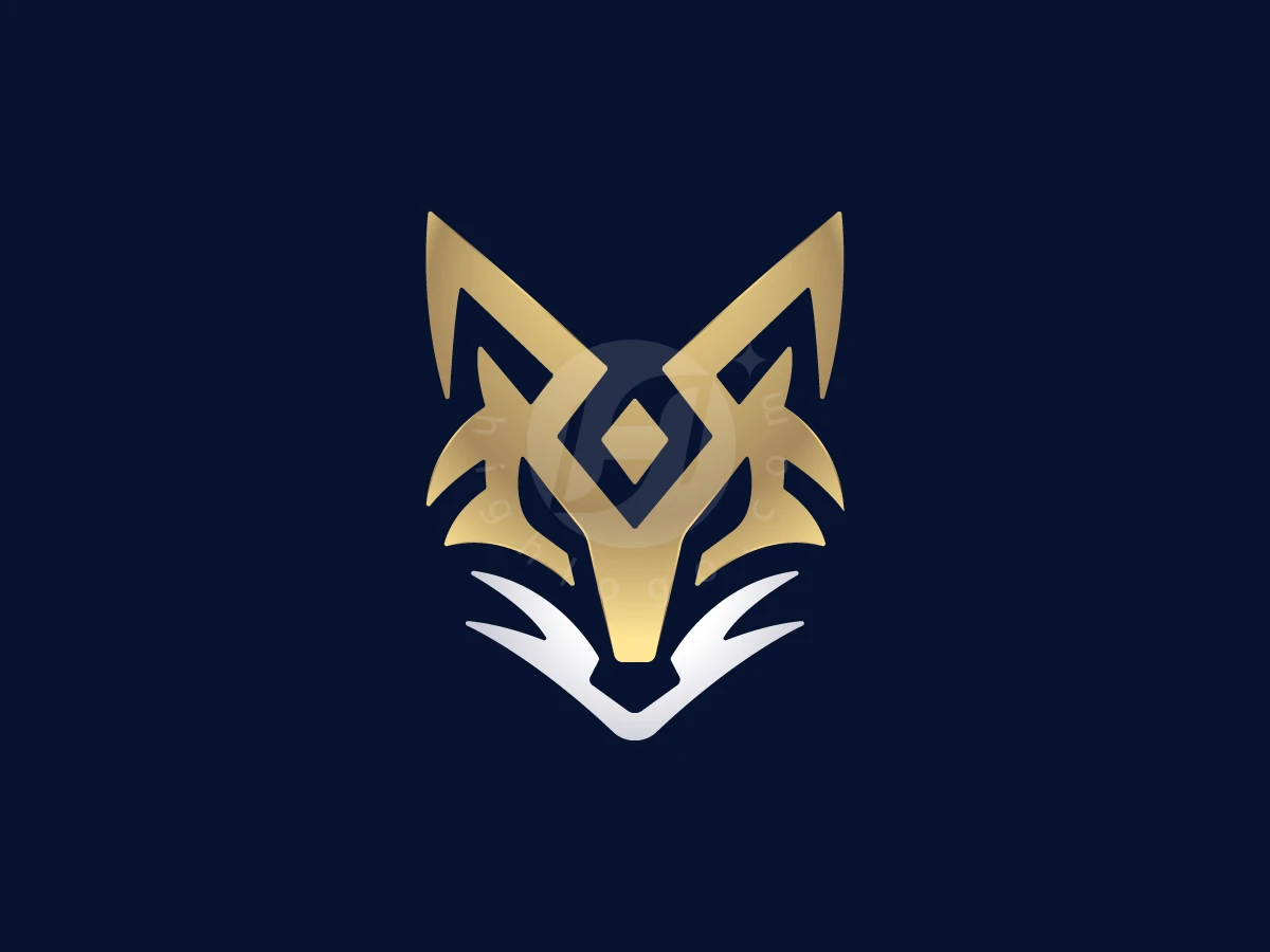 Golden Fox Unique Logo - Animal Logo design by zepro for sale on Highlogo