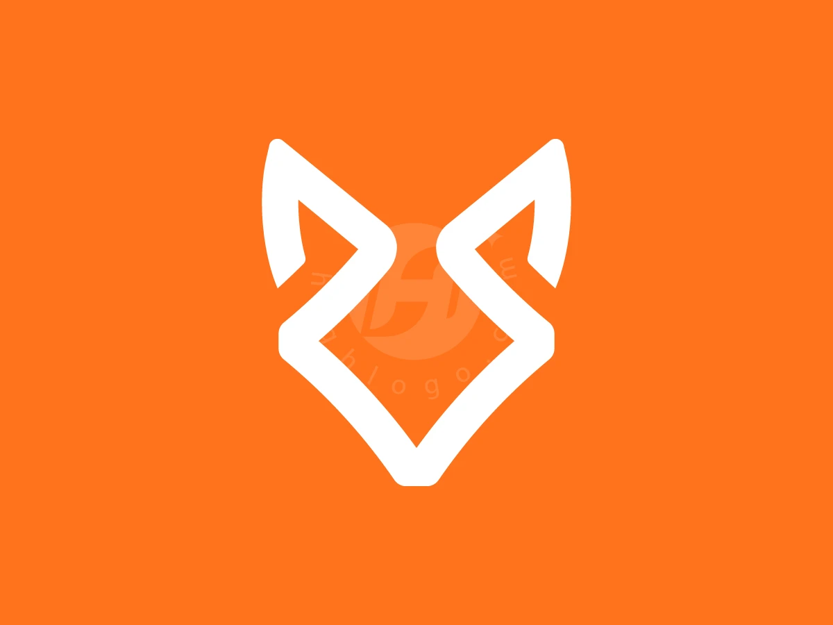 Fox Head Modern Logo - Animal Logo design by zepro for sale on Highlogo