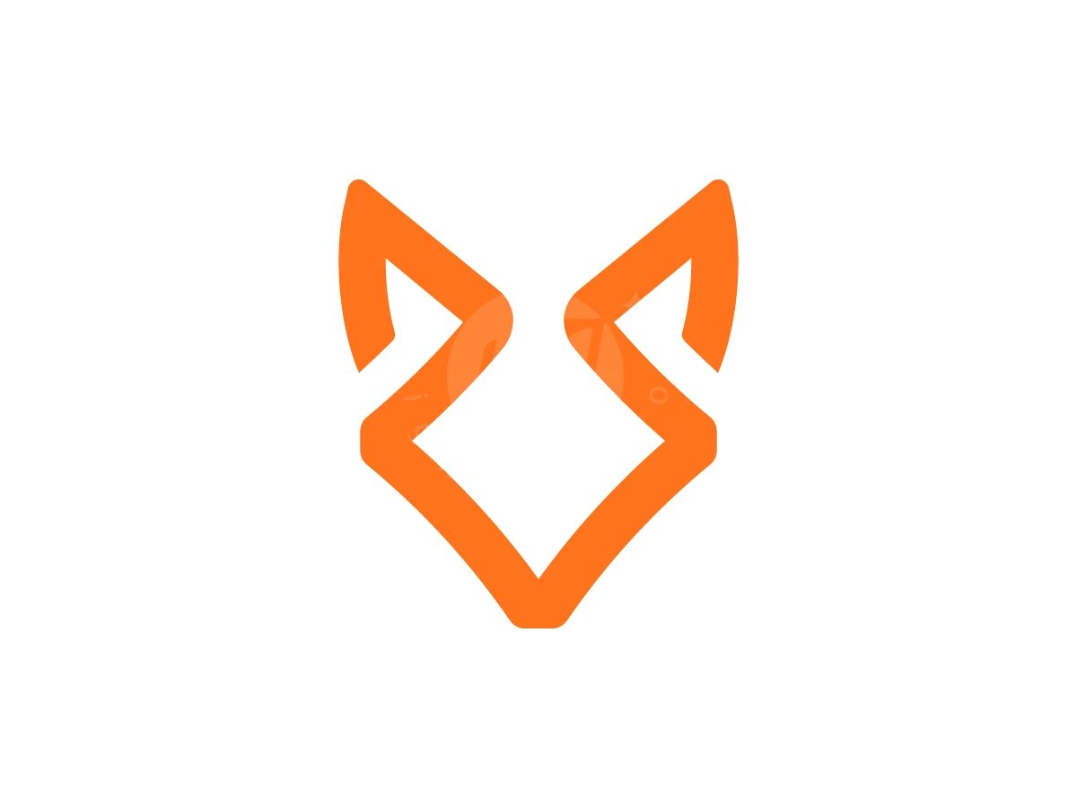 Fox Head Modern Logo - preview 1