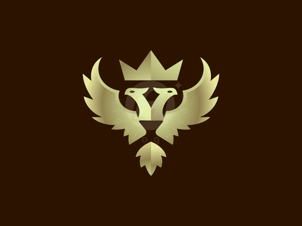 Lion Phoenix Golden Logo - Animal Logo design by zepro for sale on Highlogo