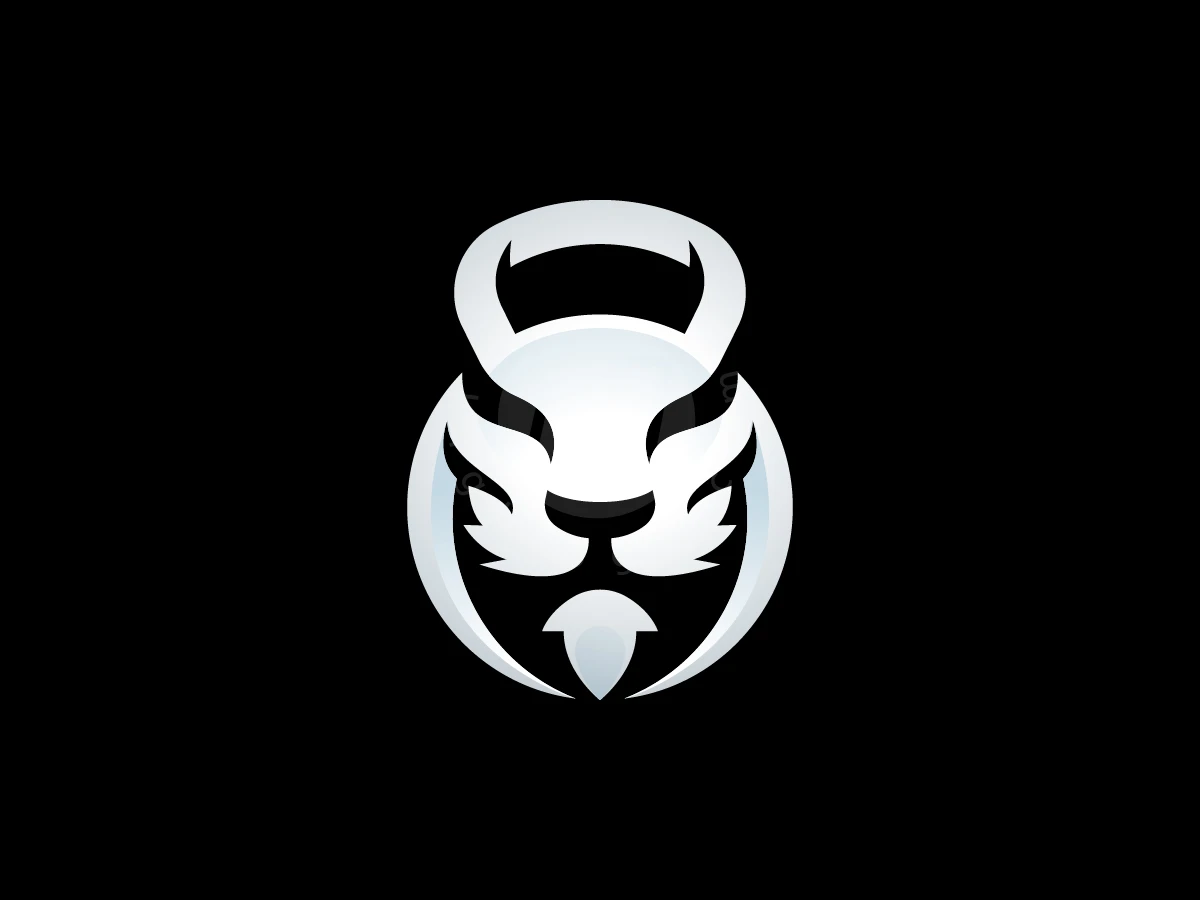 Kettlebells Lion Gym Logo - Sports Logo design by zepro for sale on Highlogo