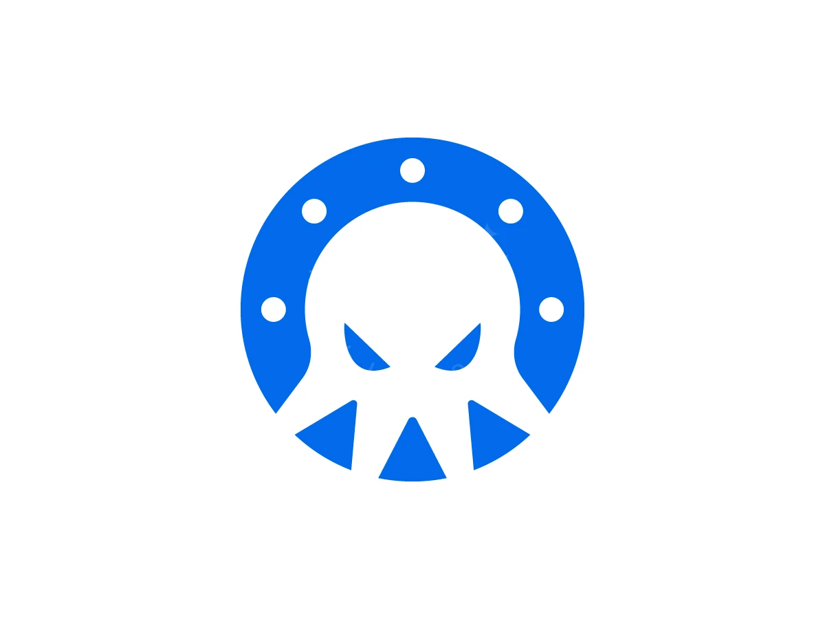 Letter O Octopus Logo - Animal Logo design by zepro for sale on Highlogo