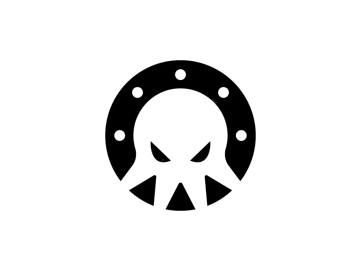 Letter O Octopus Logo - preview 1