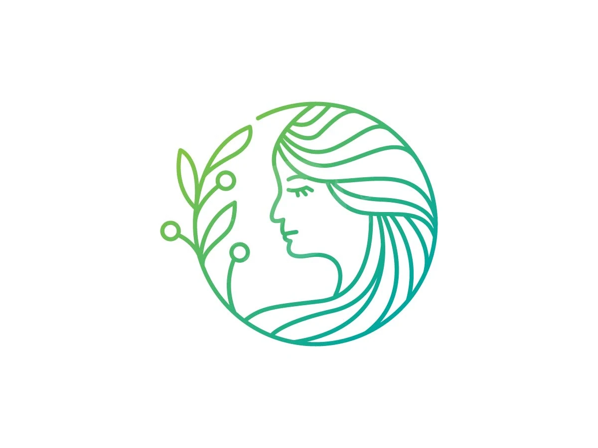 Natural Hair Beauty Logo - preview 1