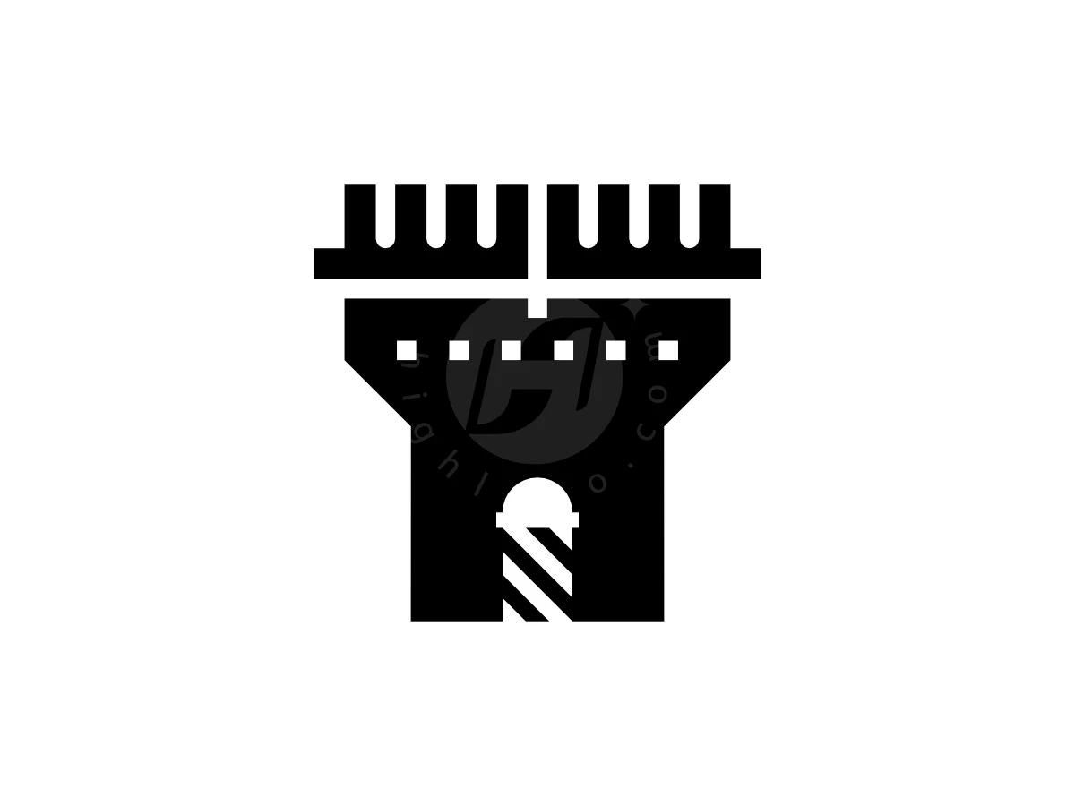 Barbershop Cut Castle Logo - Fashion Logo design by FerouFYN for sale on Highlogo
