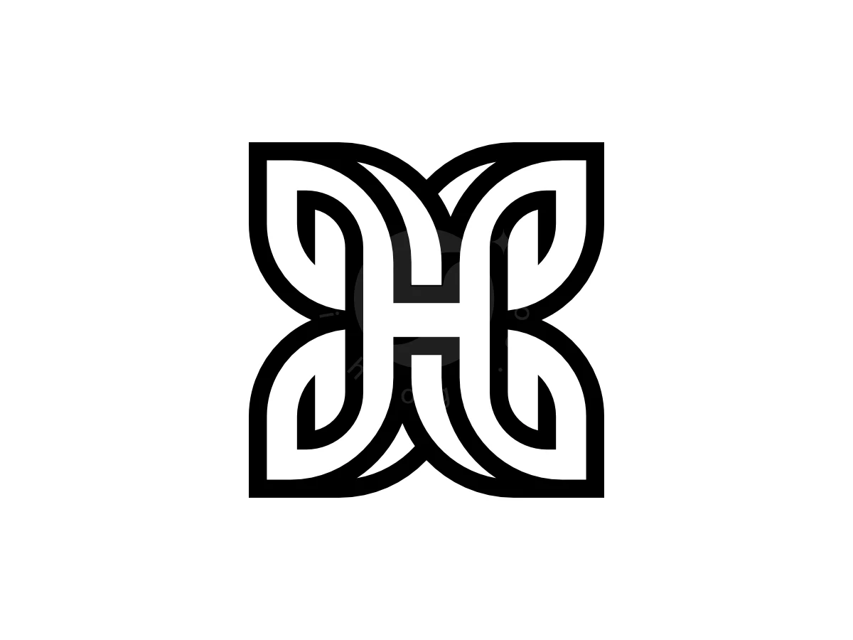 Ornate Letter H Logo - Logo Logo design by FerouFYN for sale on Highlogo
