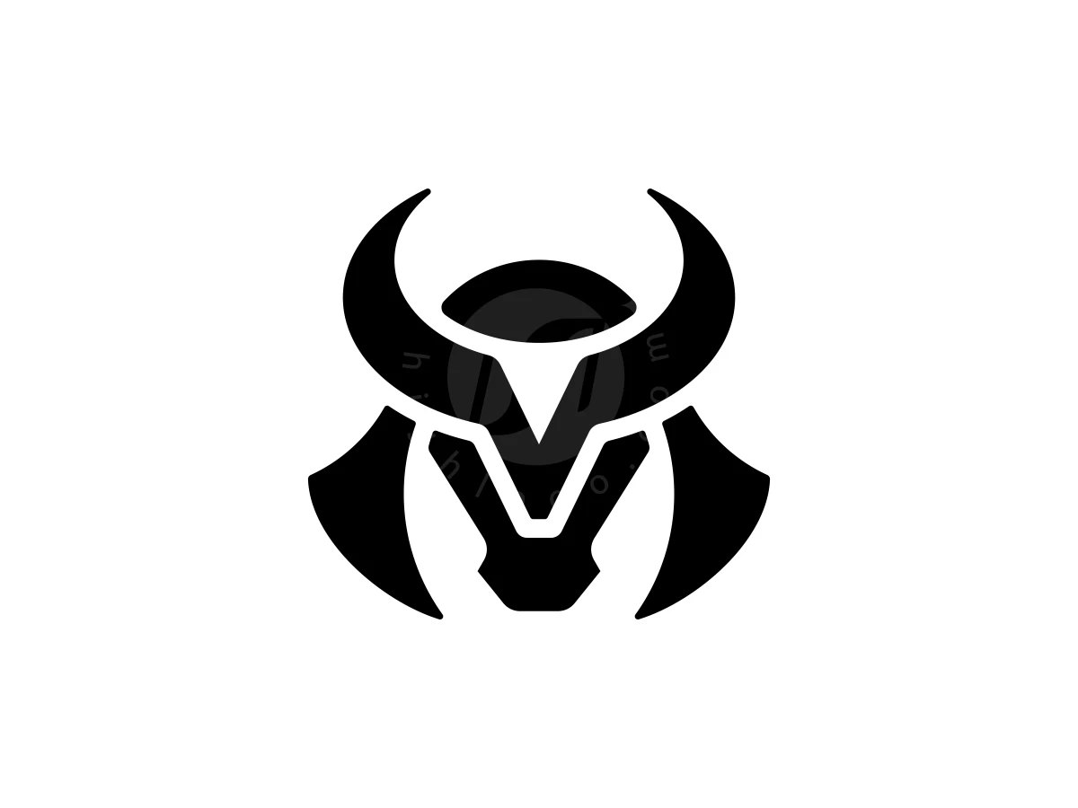 Iconic Bull Samurai Logo - Sports Logo design by Aira for sale on Highlogo