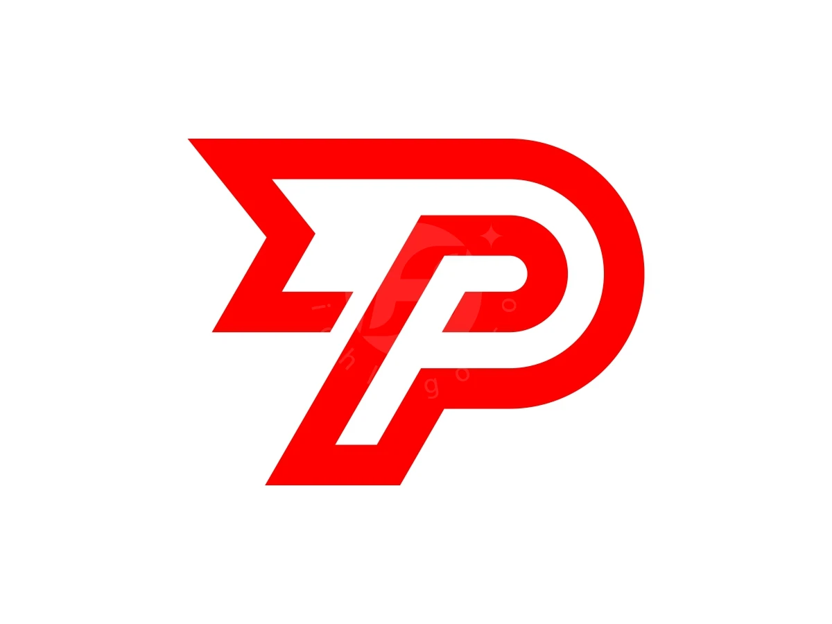 Modern Flag P Letter Logo - preview 1