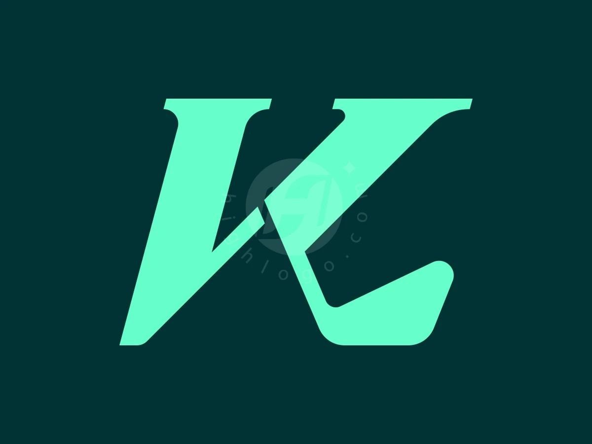 Iconic Vk Kv V K Golf Stick Logo - Logo Logo design by Aira for sale on Highlogo