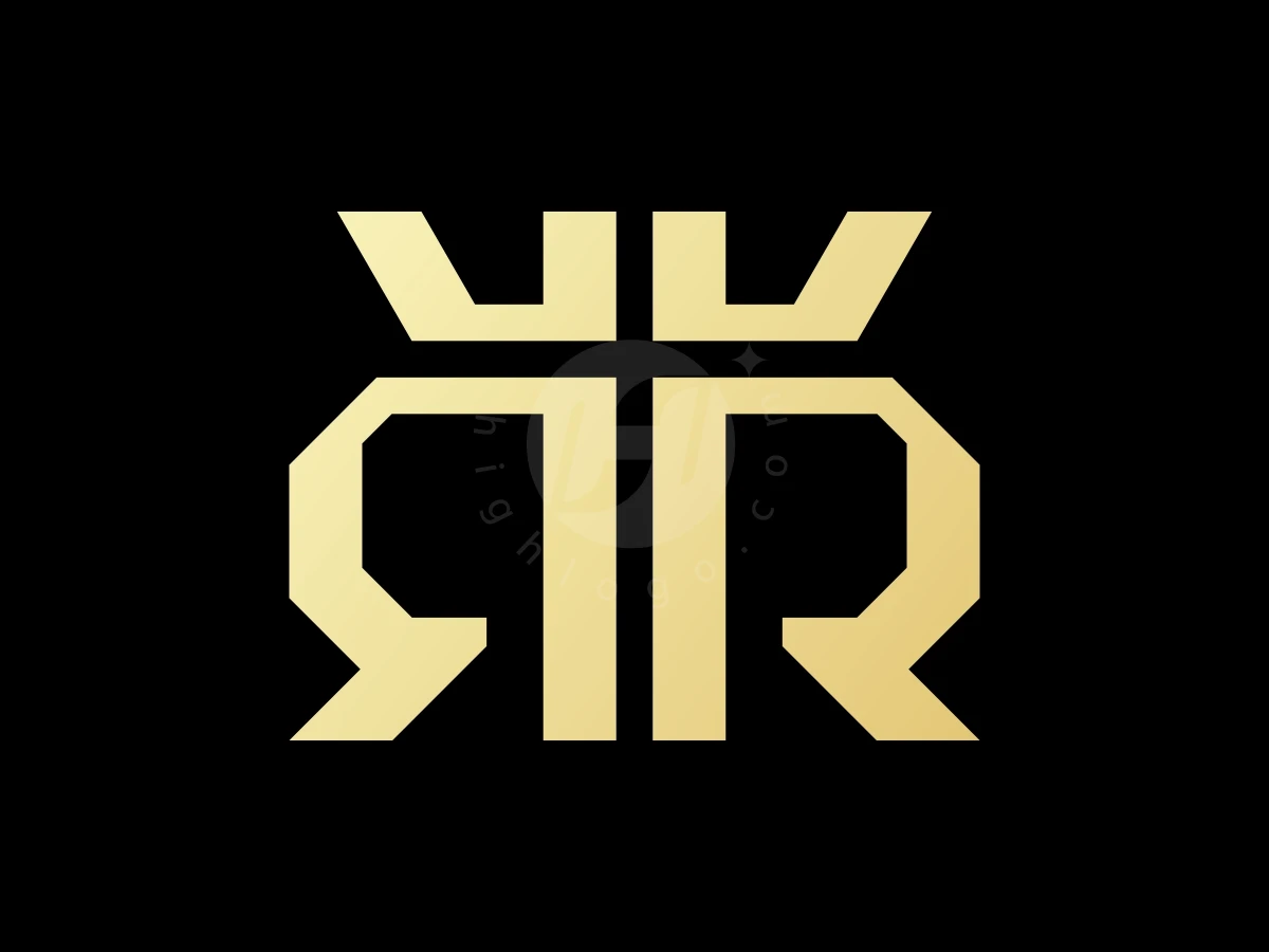 Luxury Royal Crown RR Letter Logo - Monograms Logo design by Aira for sale on Highlogo