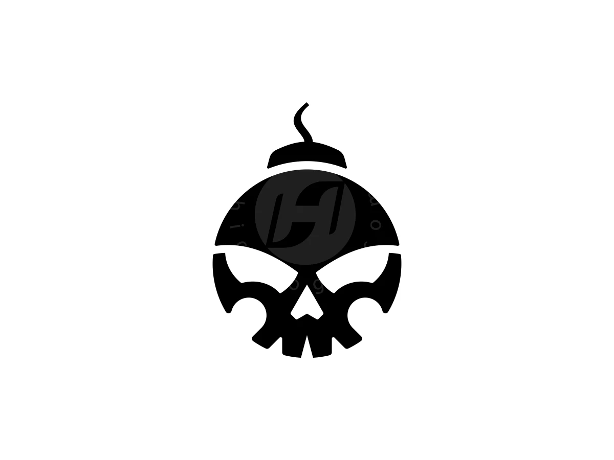 Iconic Skull Bomb Logo - preview 1