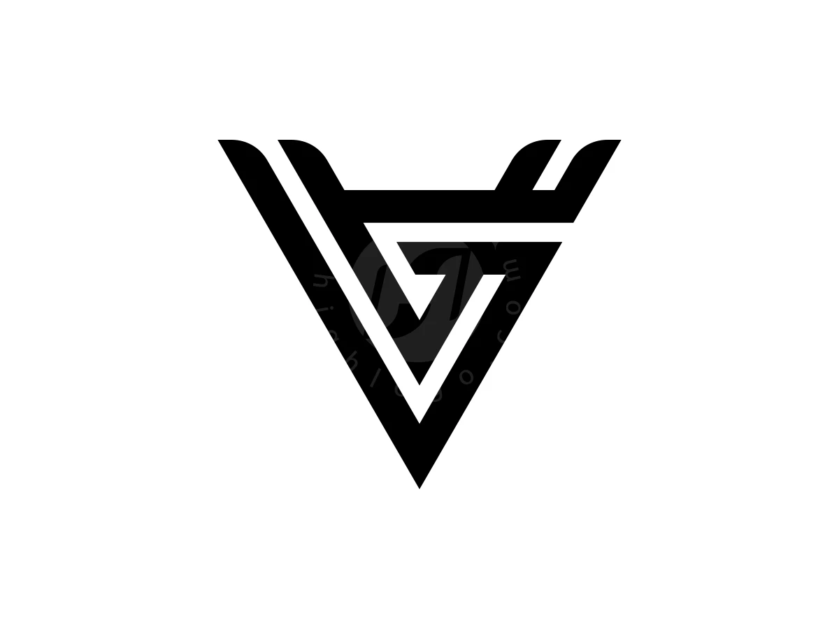 Modern VG GV Letter Logo - Logo Logo design by Aira for sale on Highlogo