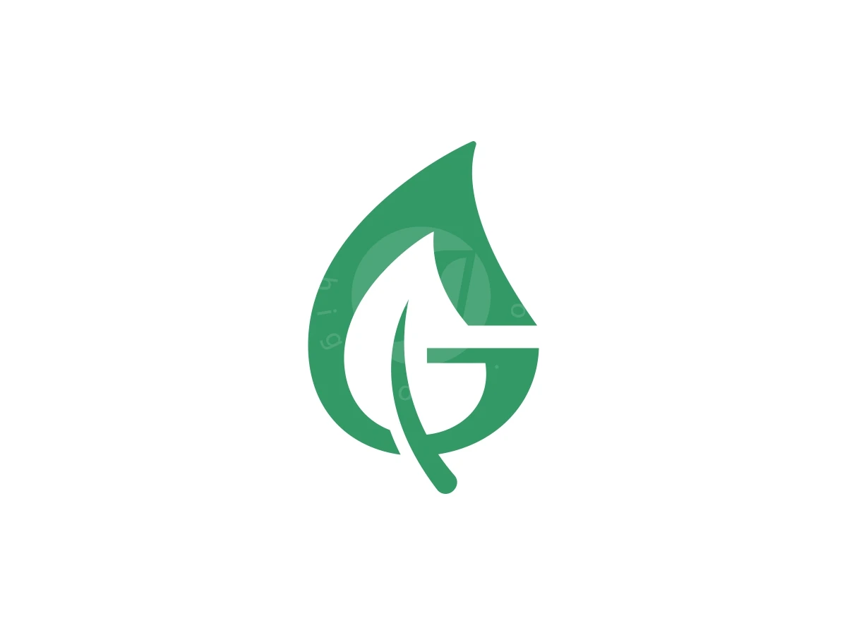 Elegant Leaf G Letter Logo - Logo Logo design by Aira for sale on Highlogo