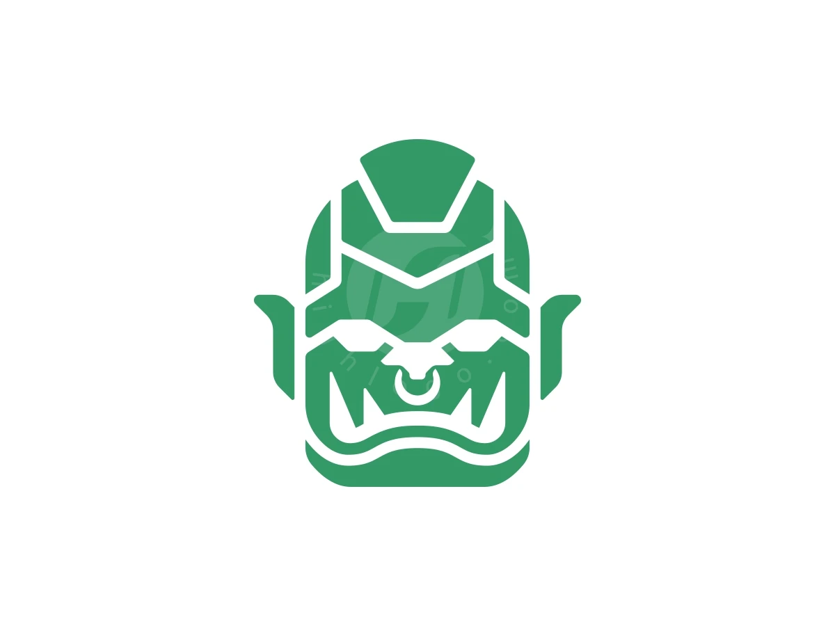 Iconic Goblin Mascot Face Logo - Gaming Logo design by Aira for sale on Highlogo