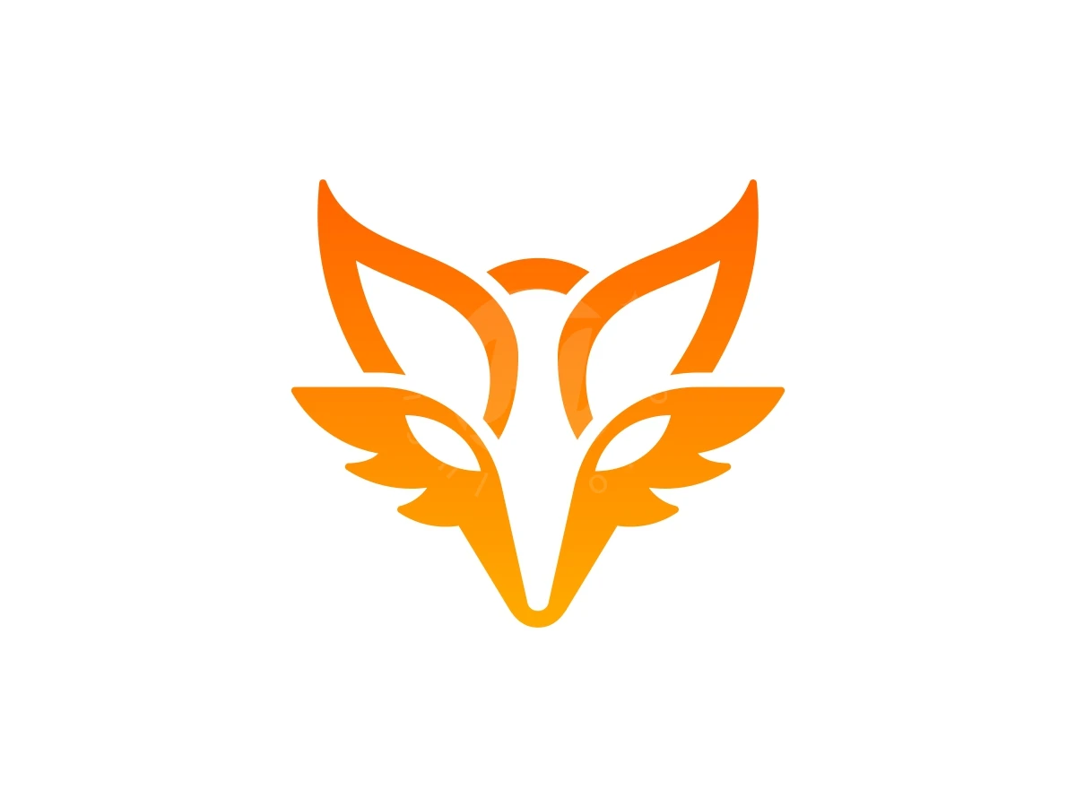 Elegant Iconic Fox Head Logo - Animal Logo design by Aira for sale on Highlogo