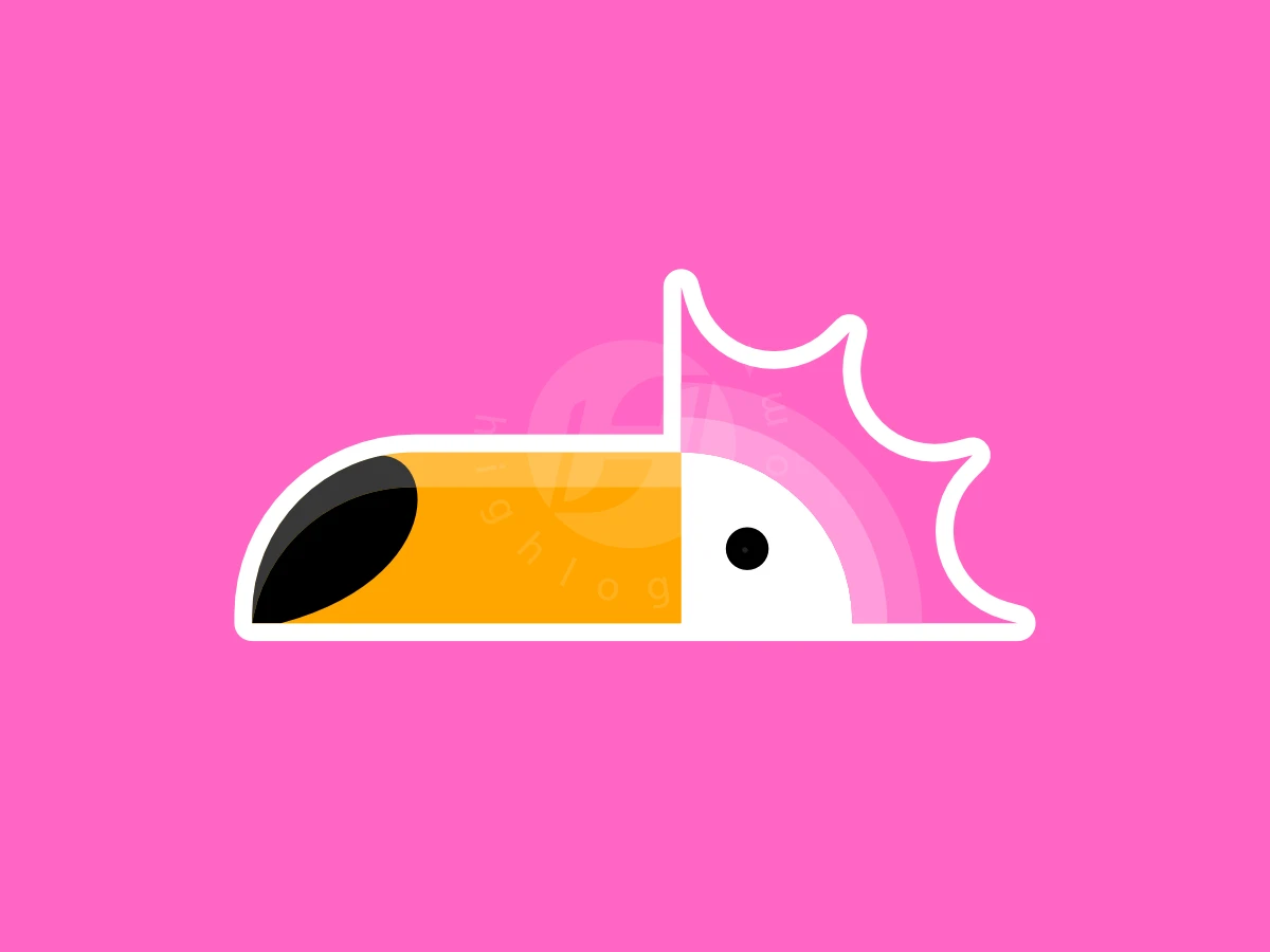 Playful Punk Toucan Logo - Animal Logo design by Andhikart for sale on Highlogo
