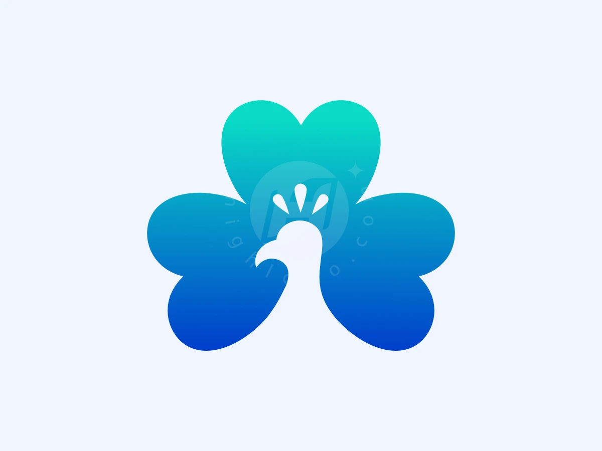 Modern Clover Peacock Logo - Animal Logo design by Andhikart for sale on Highlogo