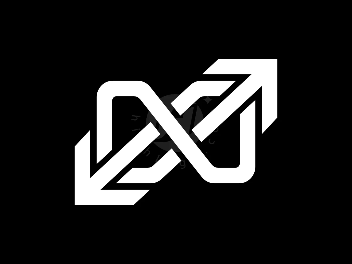 Iconic Infinity Arrow Logo - Abstract Logo design by Andhikart for sale on Highlogo